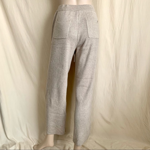 Genuine People Khaki Cashmere Drawstring Pants - Picture 8 of 16